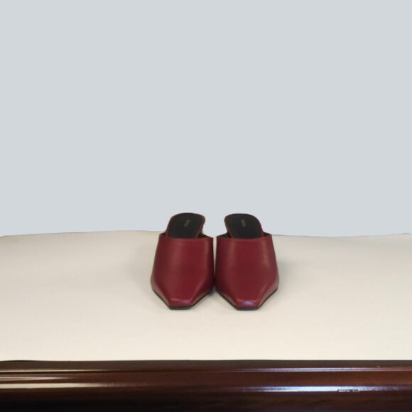 Neous Leather Mules With Clear Heel - Picture 3 of 4